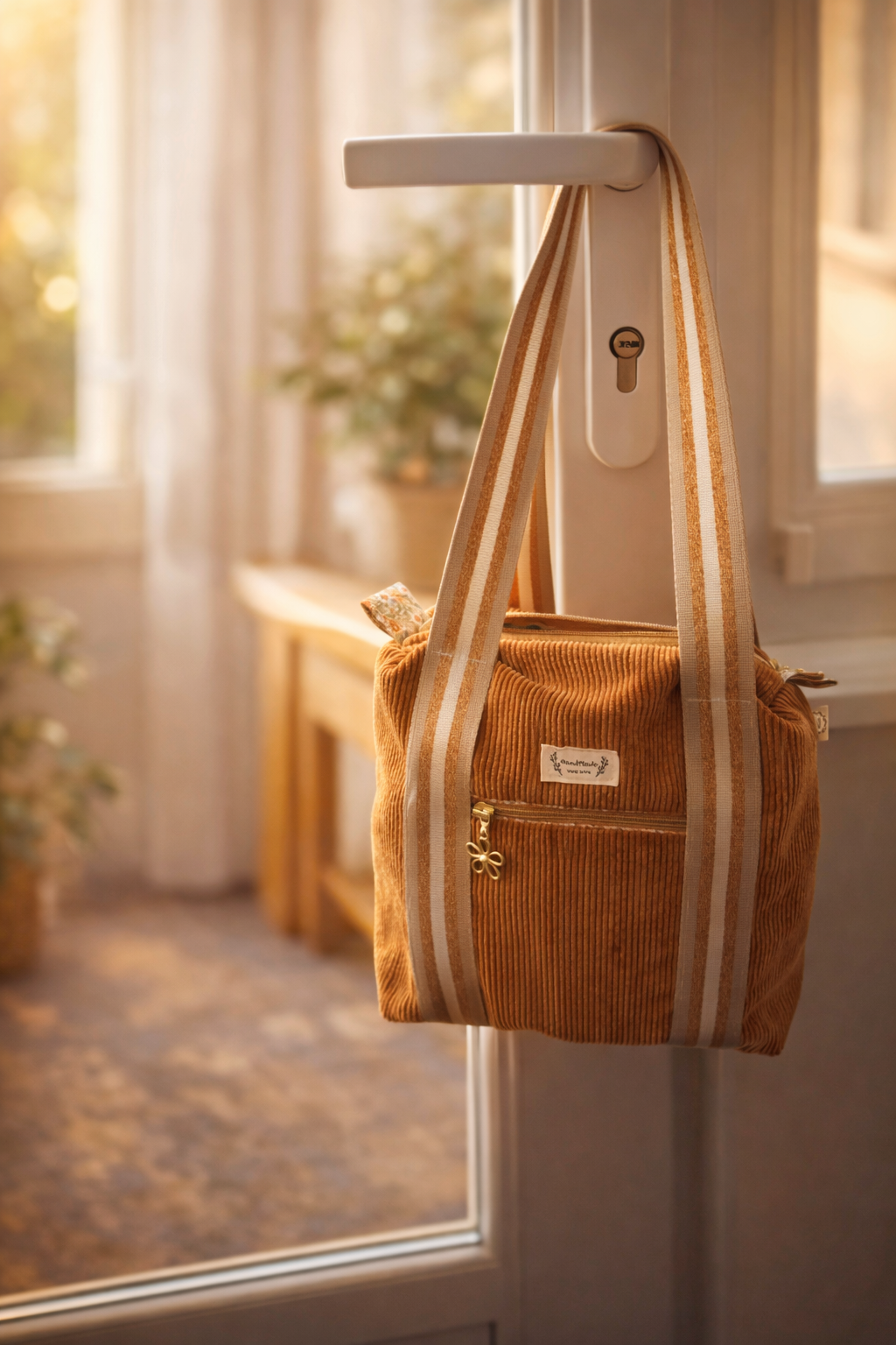 Sac en velours côtelé – Élégance naturelle & esprit artisanal – Image 2
