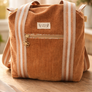 Sac en velours côtelé – Élégance naturelle & esprit artisanal