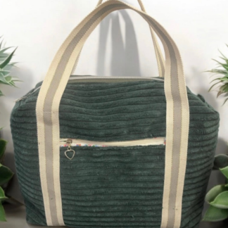 Sac En Velours côtelé vert