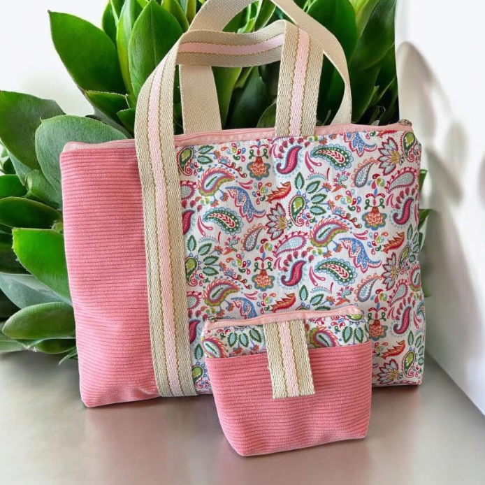 Petit sac à main fleuri / Porte Monnaie