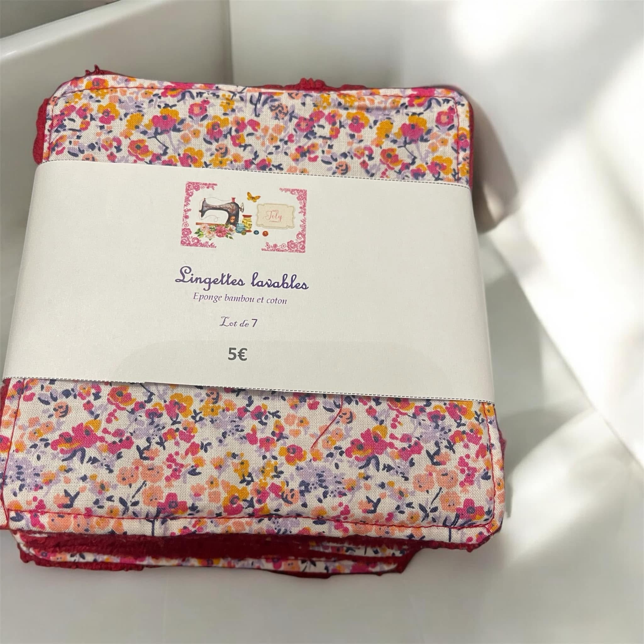 7 lingettes lavables